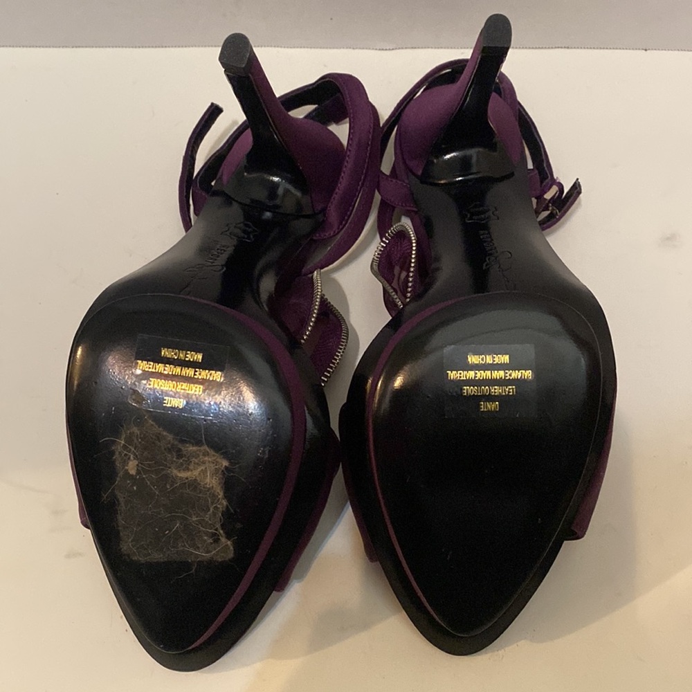 Report signature heel shoe dressy leather - Picture 6 of 8